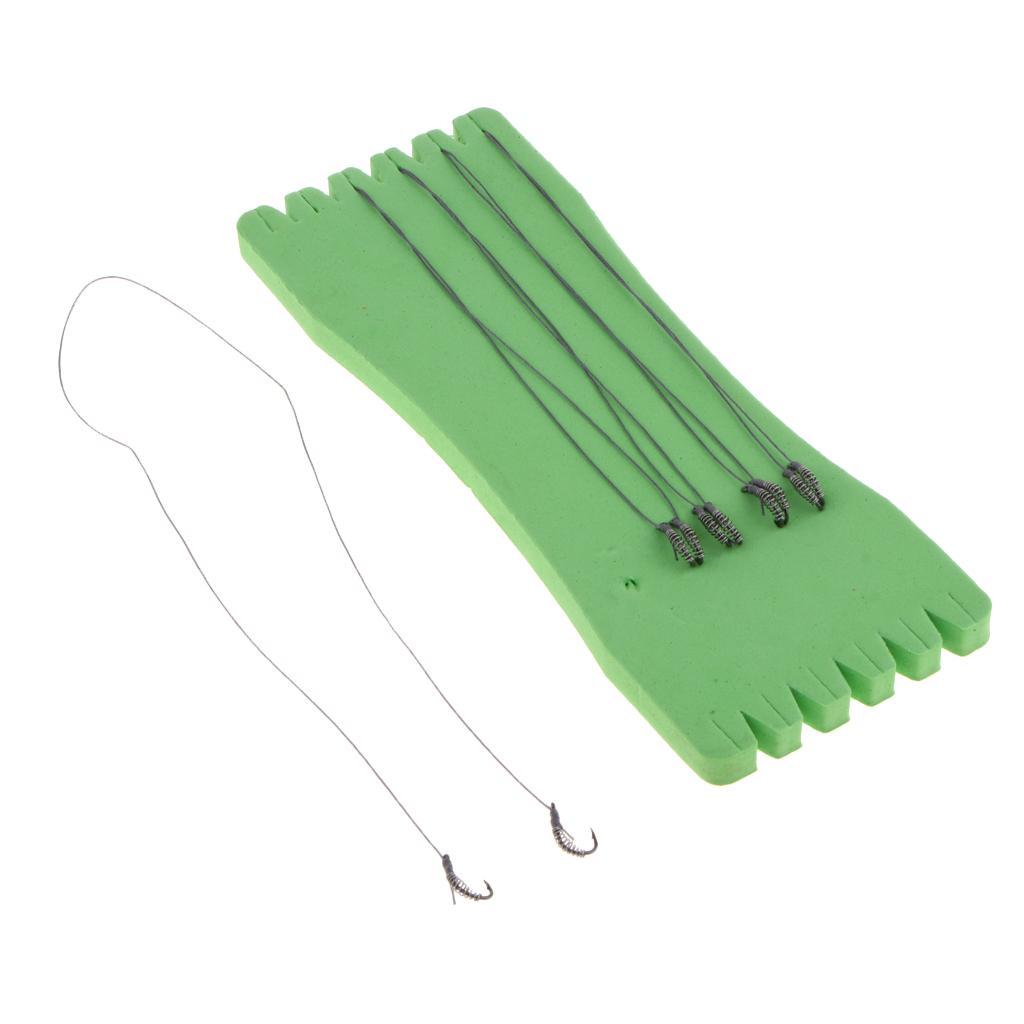 2-4pack 5pairs Spring Hooks Barbed Swivel Fishing Hooks Accessories Hook Size 6