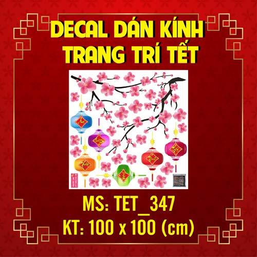 DECAL TRANG TRÍ TẾT NGUYÊN ĐÁN 2022 COMBO SỐ 6