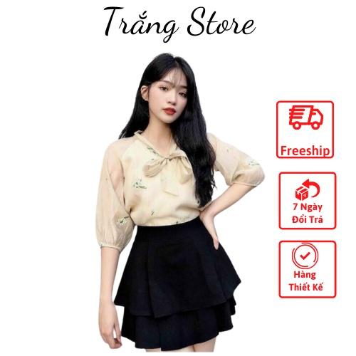 Chân váy xòe 3 TẦNG CÓ QUẦN giá sỉ giá bán buôn  Thị Trường Sỉ