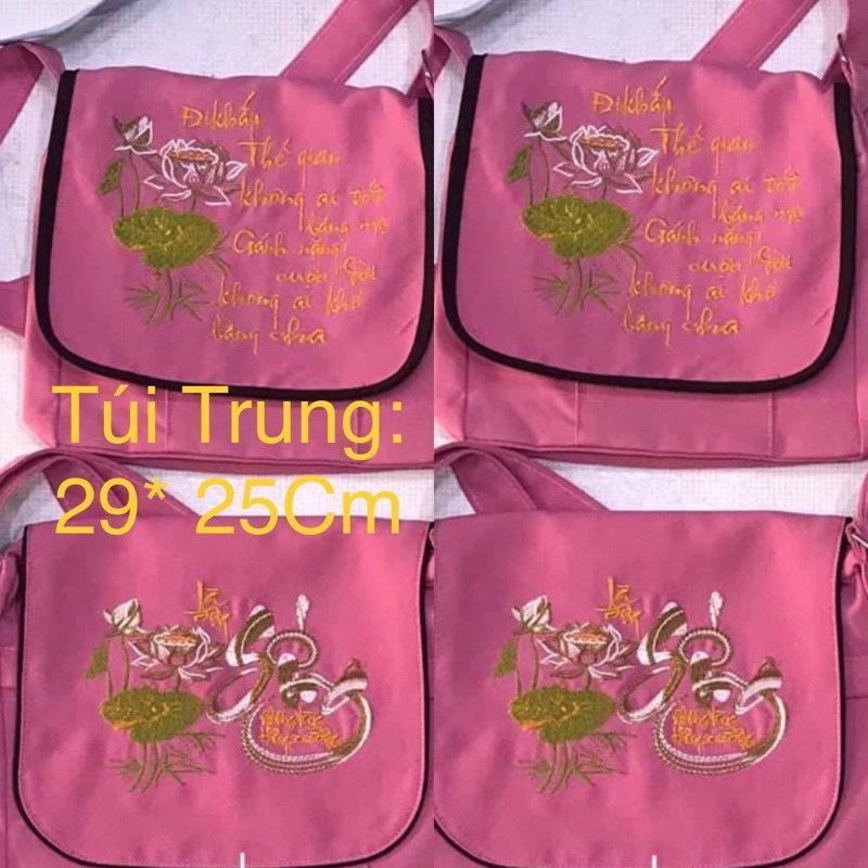ĐỒ LAM ĐI CHÙA #Túi Đi Chùa # Đãi Nhỏ Lớn Đủ Size, Đủ Màu