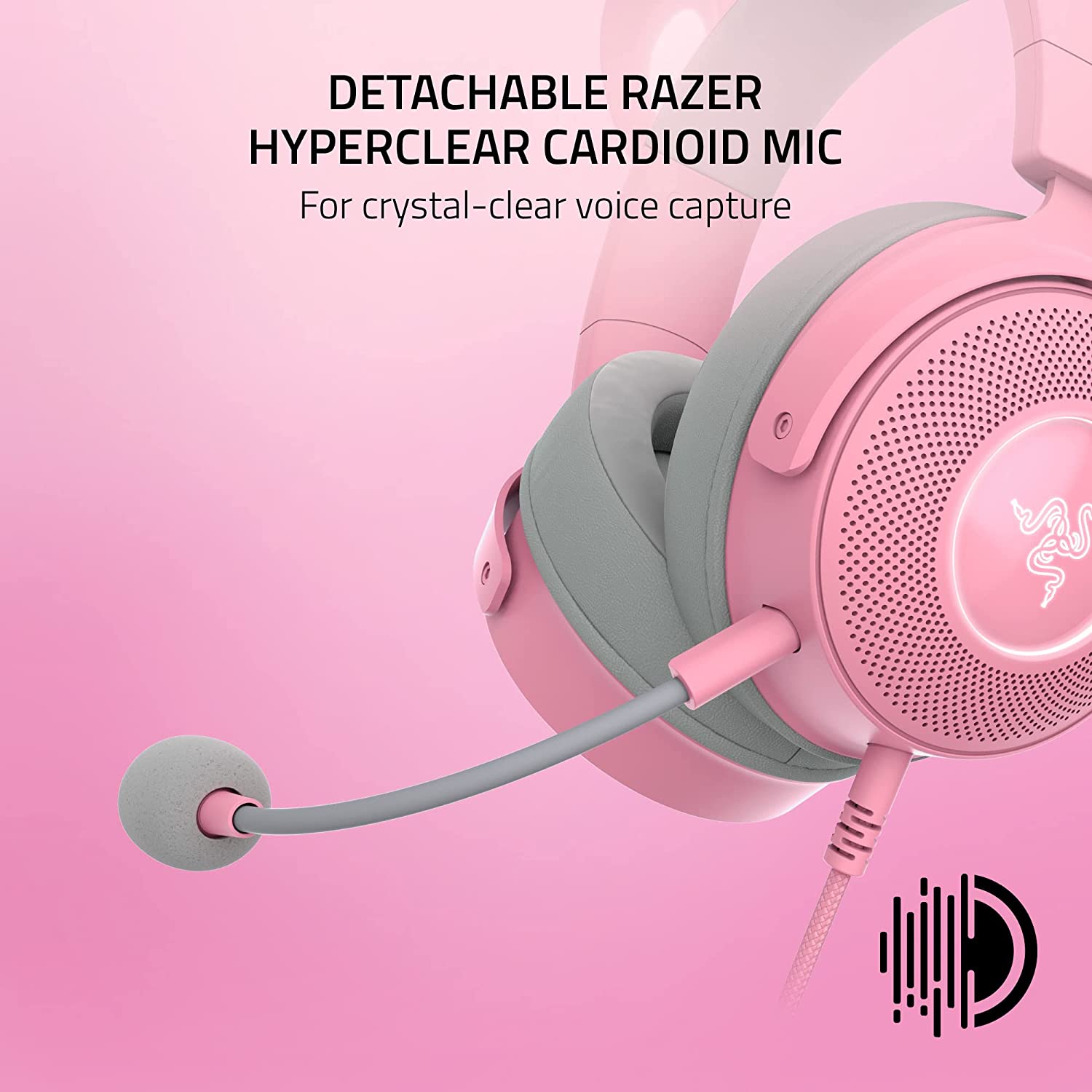 Tai nghe Razer Kraken Kitty Edition V2 Pro - Hàng chính hãng, bảo hành 24 tháng