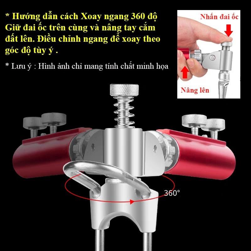 Chân Cắm Đất Gác Cần Câu Đài Chống Cần Câu, Dùng Cắm Đất Hoặc Cắm Ghế Câu - Đồ Câu Văn Chương