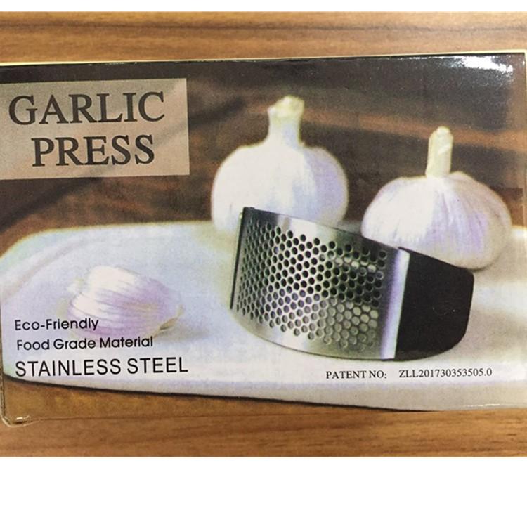 Dụng Cụ ép Nghiền Tỏi Bằng Thép Có Tay Cầm Garlic Press