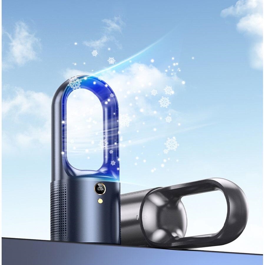 Quạt nhỏ không lá 3life mới Quạt để bàn mini sáu tốc độ USB quạt không lá dọc -Hàng chính hãng