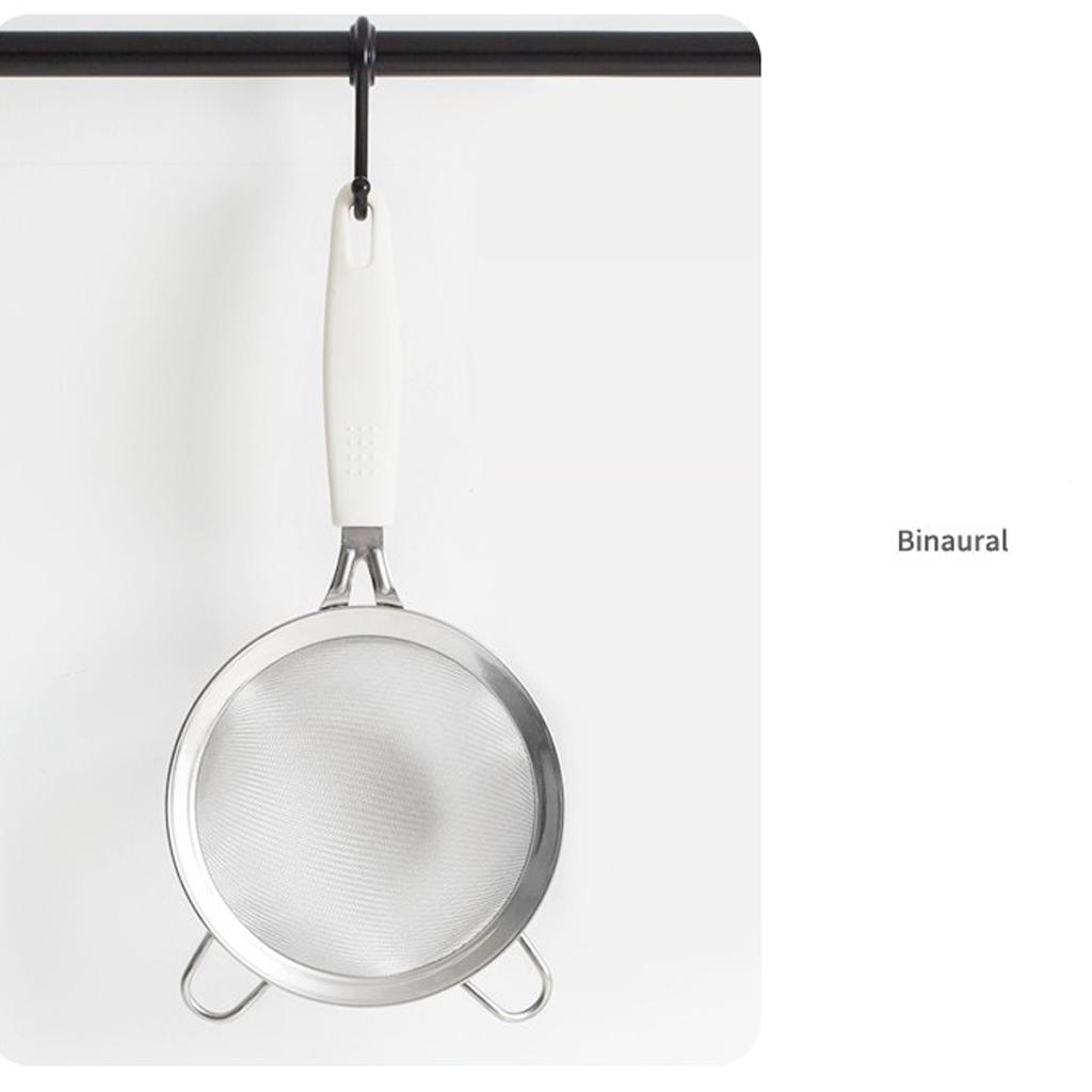 Skimmer Strainer Stainless Steel Spoon Soup Mesh Filter Kitchen Cooking