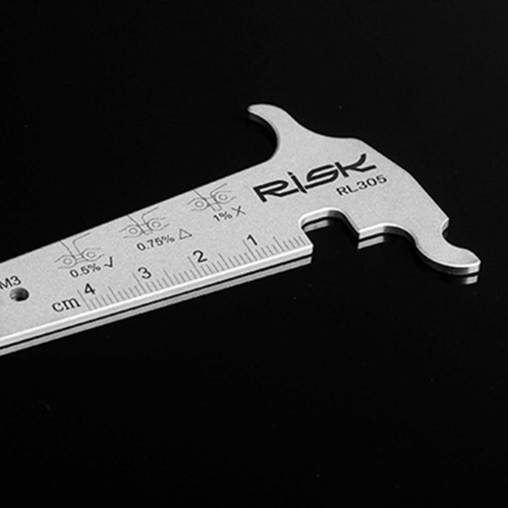 Bike Chain Wear Indicator Gauge Checker Stretched Tool Chain Hook