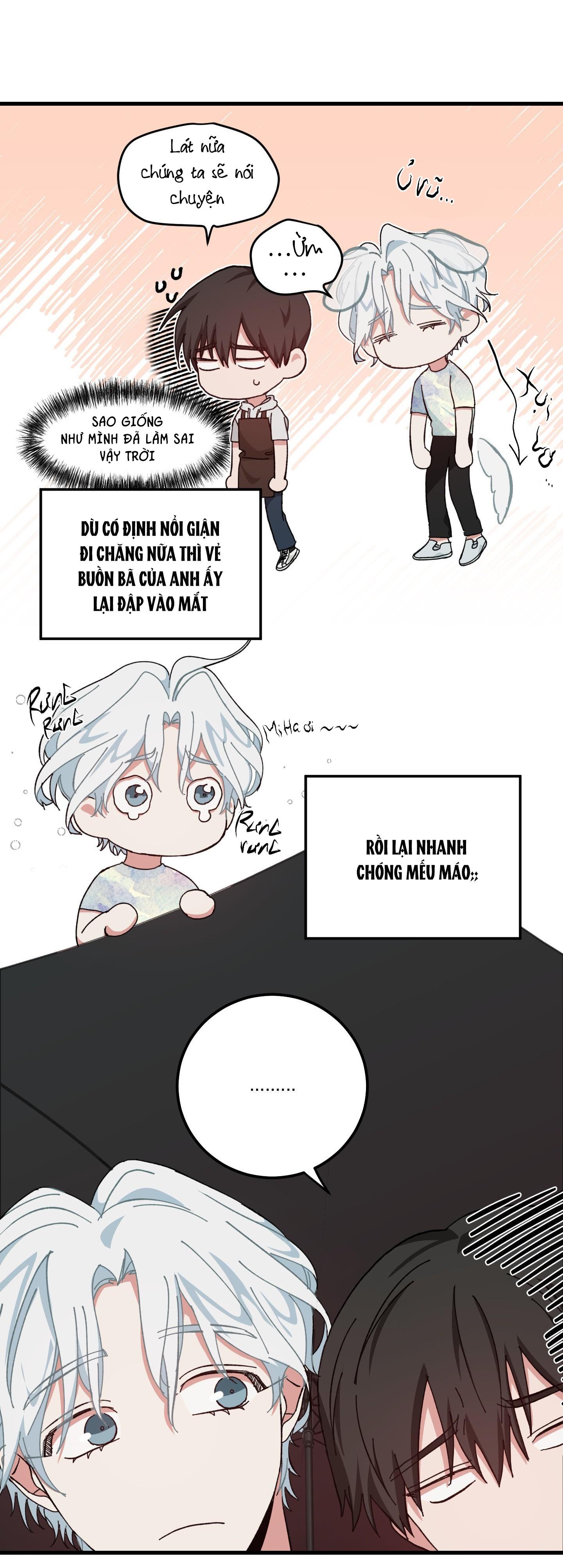 yêu tôi đi, thần hộ mệnh chapter 14 18