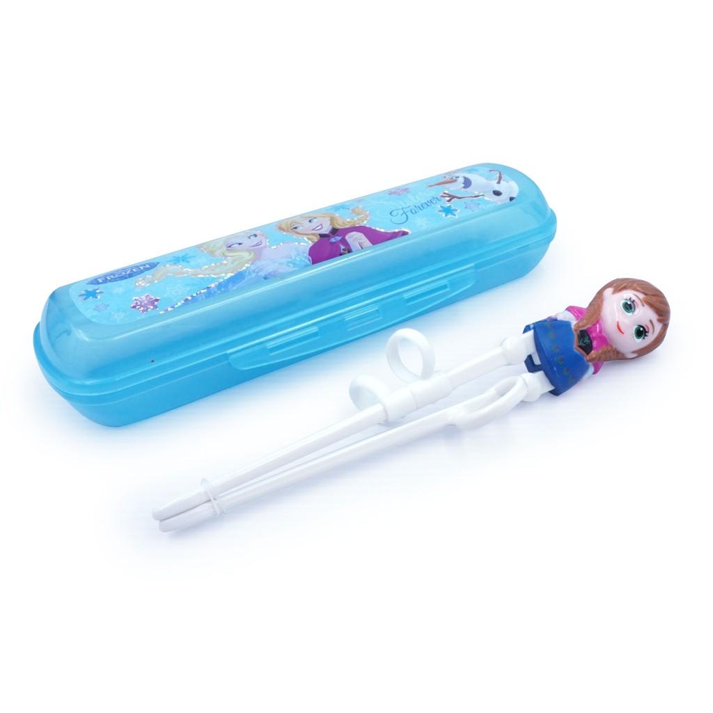 Đũa tập ăn 3D Disney kèm hộp đựng tiện lợi cho bé