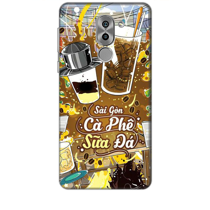 Ốp lưng dành cho điện thoại Huawei GR5 2017 Hình Sài Gòn Cafe Sữa Đá - Hàng chính hãng
