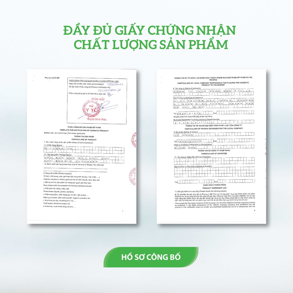 Sữa Rửa Mặt & Tẩy Trang MILAGANICS Công Thức Sủi Bọt Oxy và Than Tre Hoạt Tính Phù Hợp Cho Da Dầu Mụn, Da Nhạy Cảm