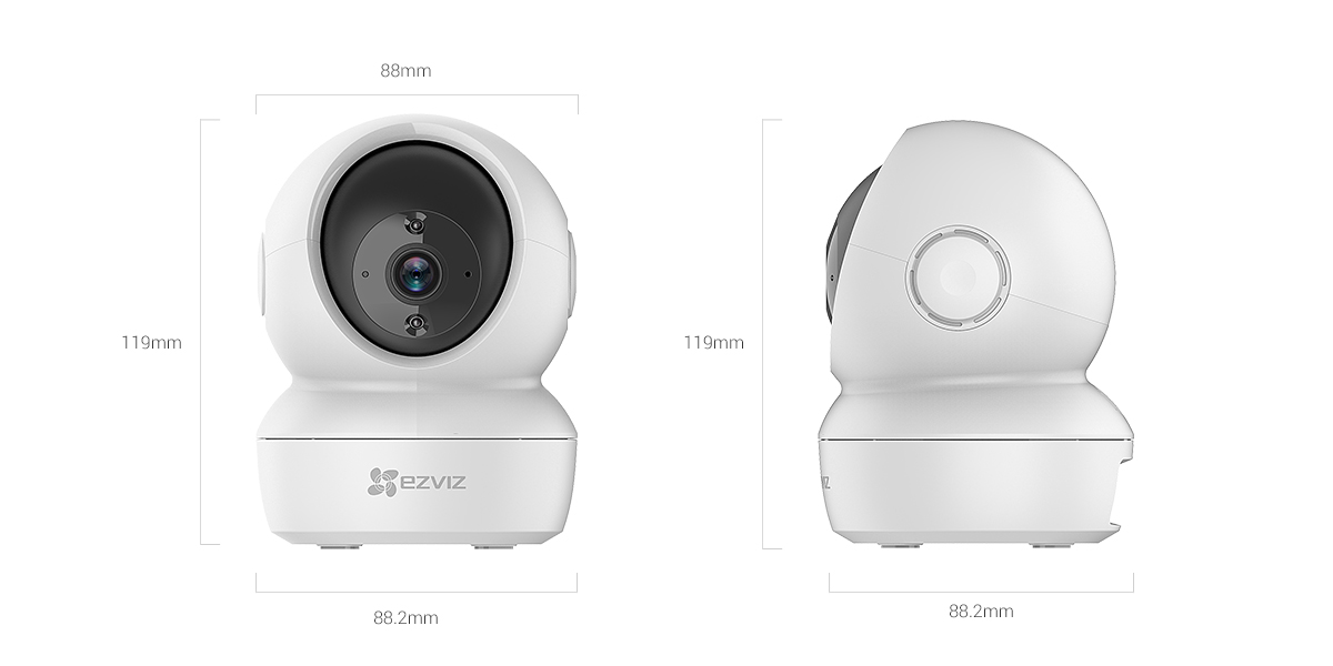 Camera wifi Ezviz C6N không dây xoay 360 độ đàm thoại 2 chiều - Siêu Nét