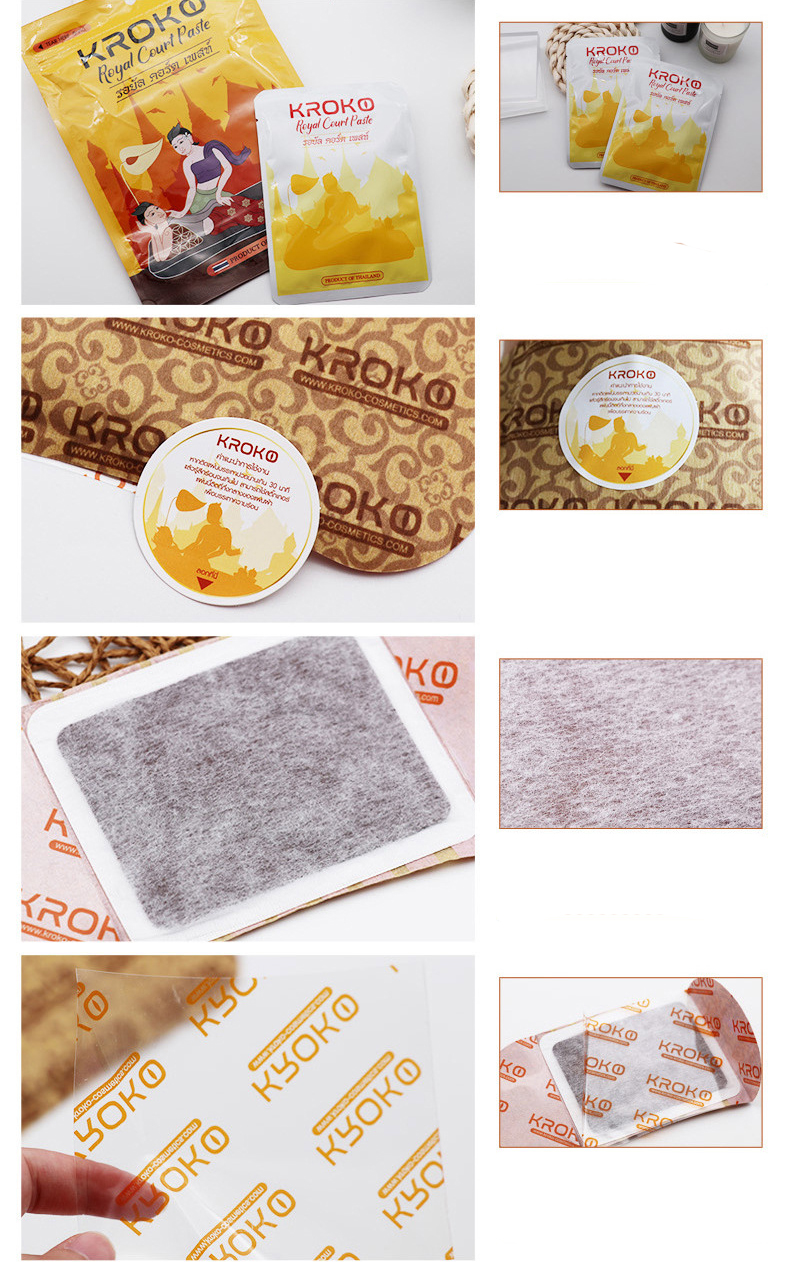 Miếng dán hỗ trợ giảm đau nhức mỏi cơ Kroko Royal Court Paste Thái Lan 5 miếng