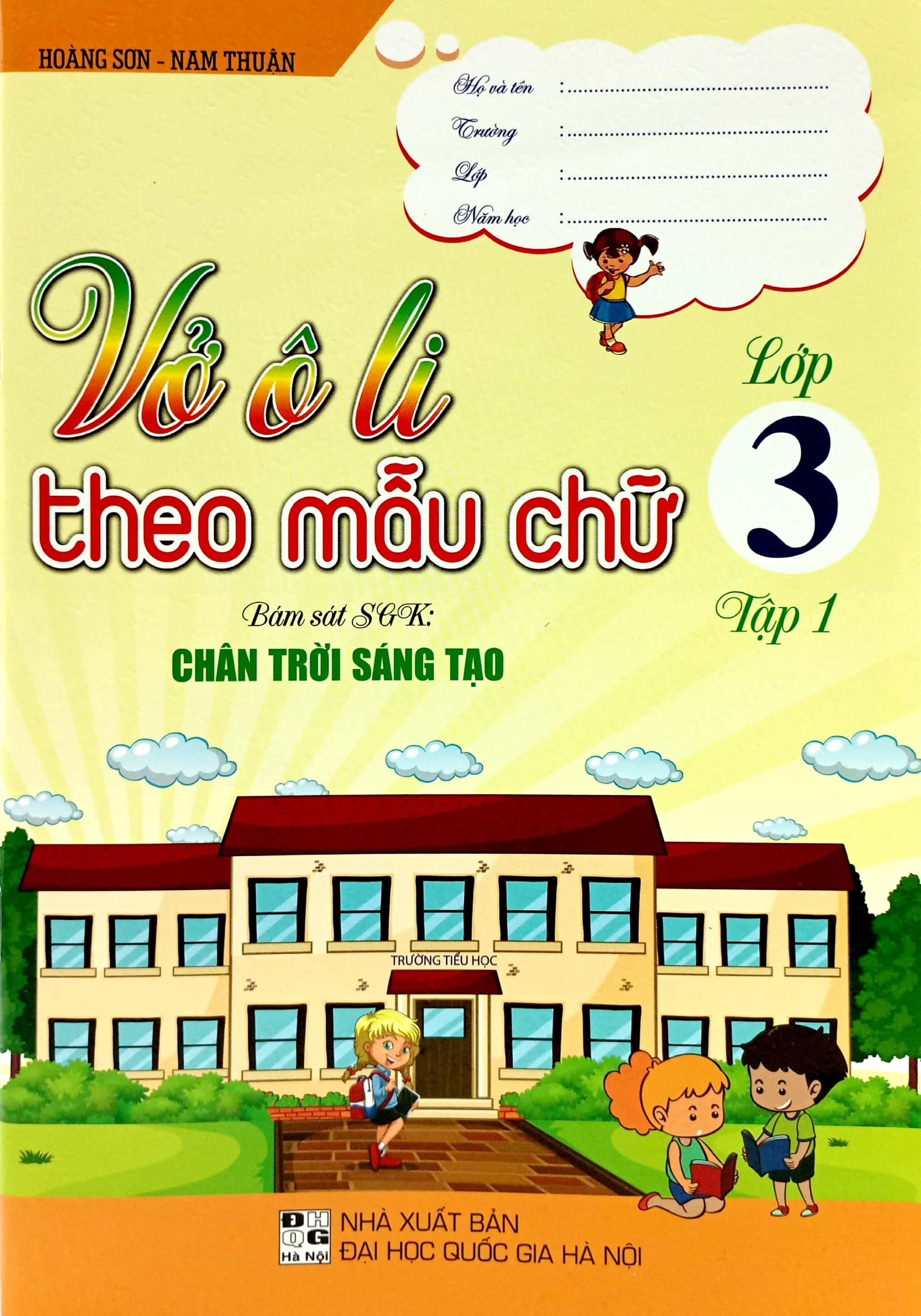 Vở Ô Li Theo Mẫu Chữ 3 - Tập 1