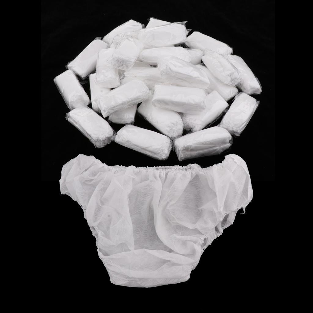 60 Pieces SPA Salon Travel Disposable Underwear Travel Panties For Women