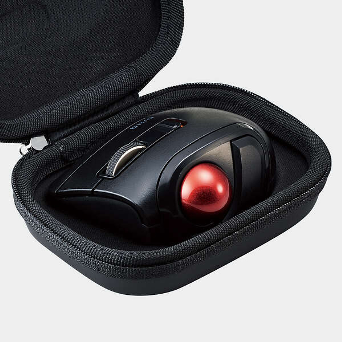 Chuột Trackball bi đỏ không dây yên tĩnh ELECOM M-MT1DRSBK - Hàng chính hãng