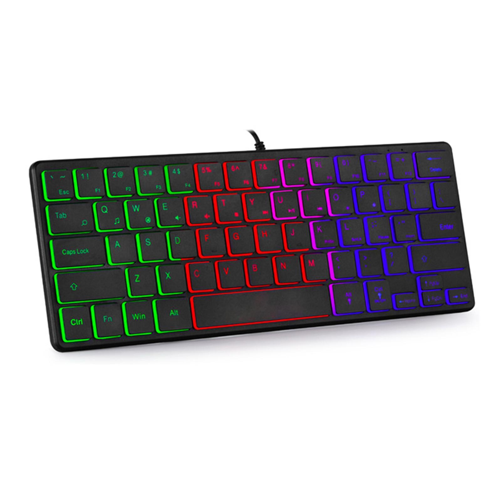 Gaming Keyboard Mini Compact USB Illuminated Windows