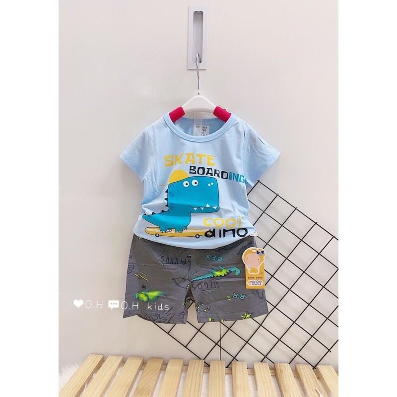 Bộ cotton xuất hàn cho bé siêu xịn sò