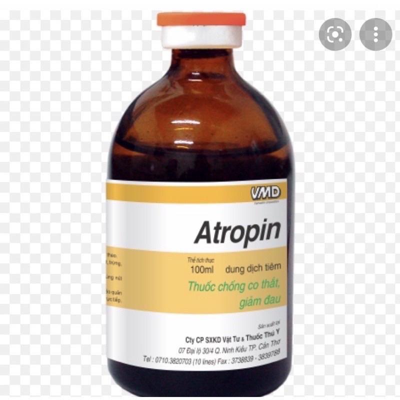 [ THÚ Y ] 1 lọ ATROPIN 100ml Thuốc chống co thắt, giảm đau cho trâu bò lợn chó mèo