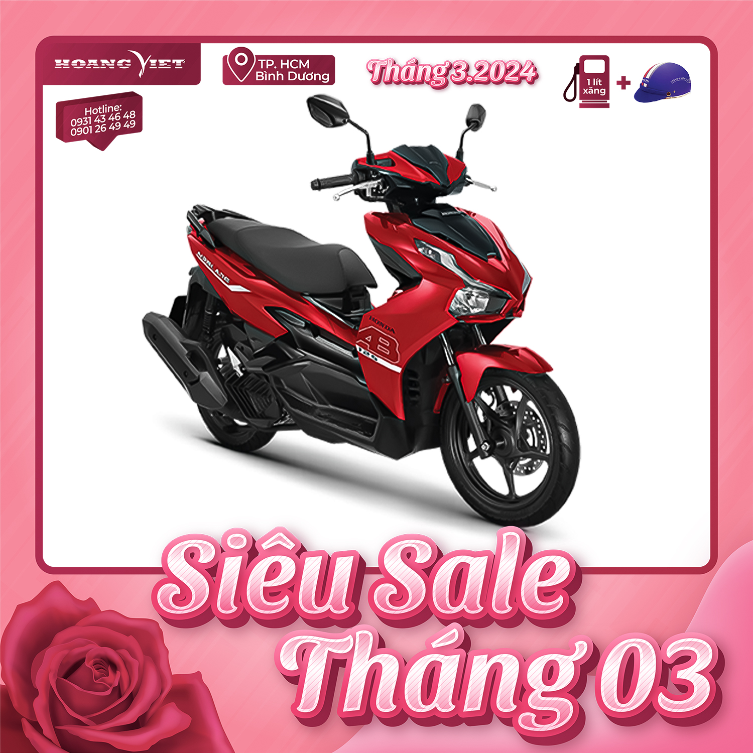 Xe máy Honda Air Blade 125cc 2023 - Phiên bản Tiêu Chuẩn