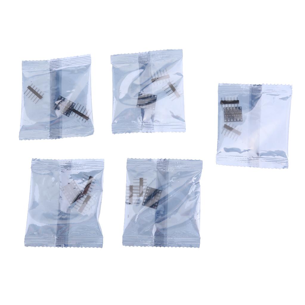 5Pcs 4 Channel IIC I2C Logic Level Converter Bi-Directional Module