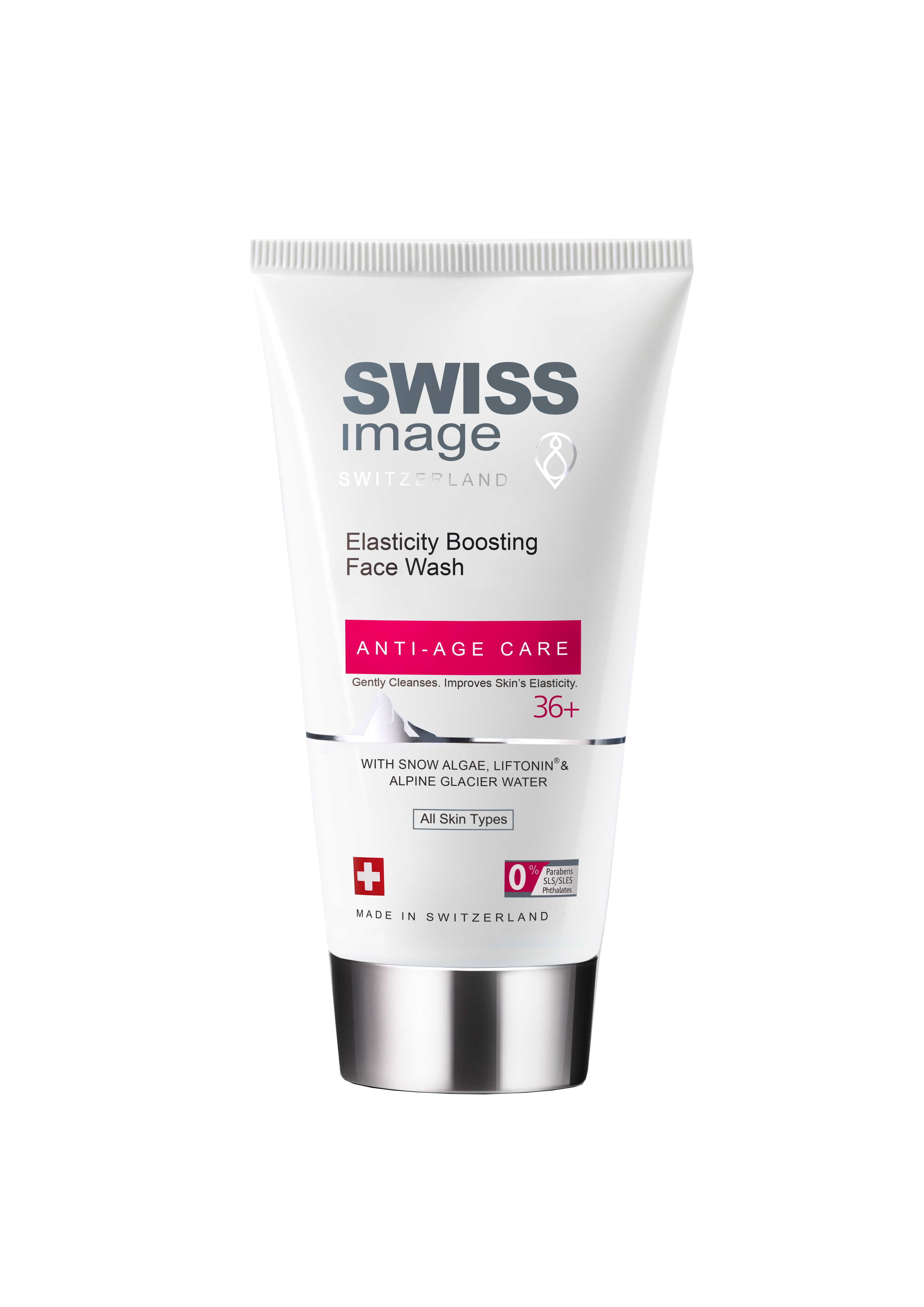 Sữa rửa mặt làm sạch ngừa nếp nhăn chống lão hoá da Swiss Image 36+ Elasticity Boosting Face Wash 150ml (Tuổi từ 36+)
