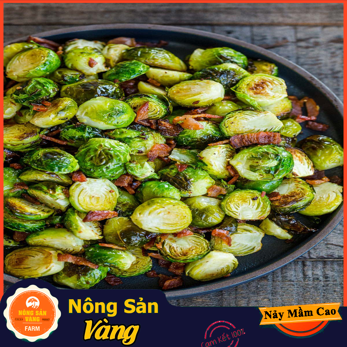 Hạt giống Bắp Cải Tí Hon Xanh - Nông Sản Vàng