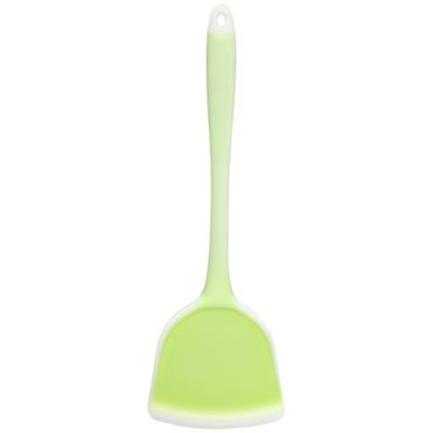 Xẻng chiên silicone chống dính cao cấp viền trắng mờ 33x10cm