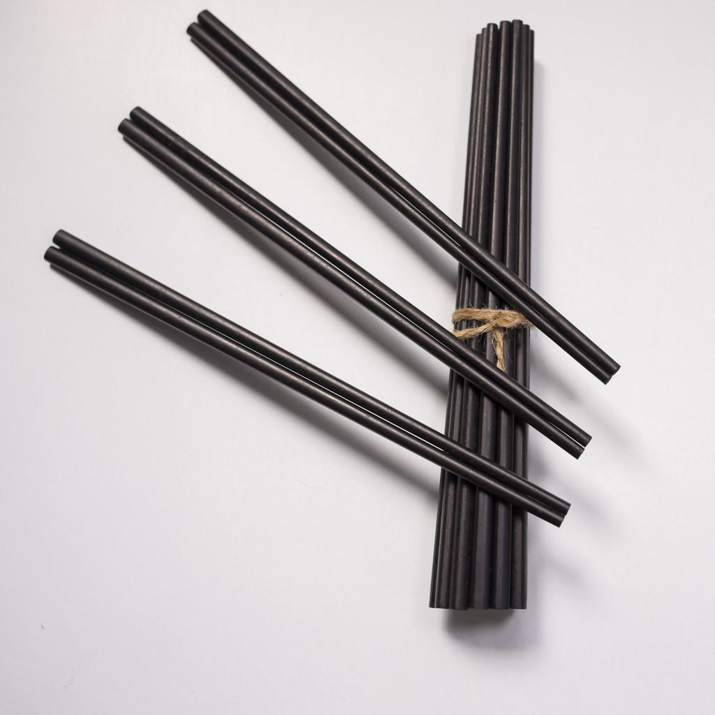 Bộ 50 đôi đũa ăn cơm cao cấp đũa ăn gỗ đen CHIU LIU, đũa đẹp tự nhiên không hoá chất, không cong vênh