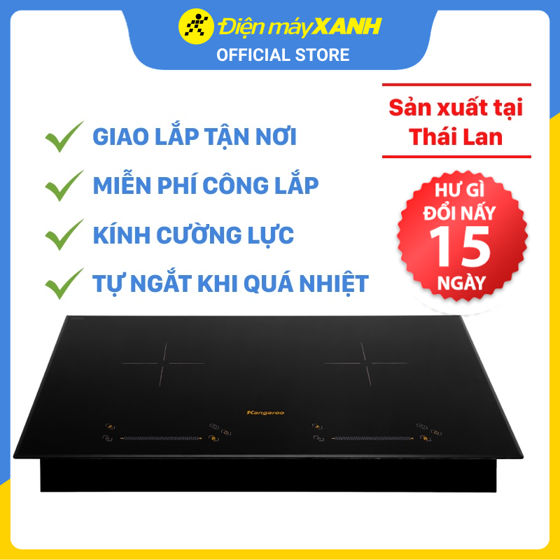 Bếp từ đôi Kangaroo KG856i - Hàng chính hãng