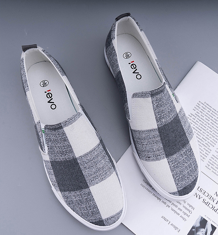Giày lười nam - Slip on nam vải - Mã A6073