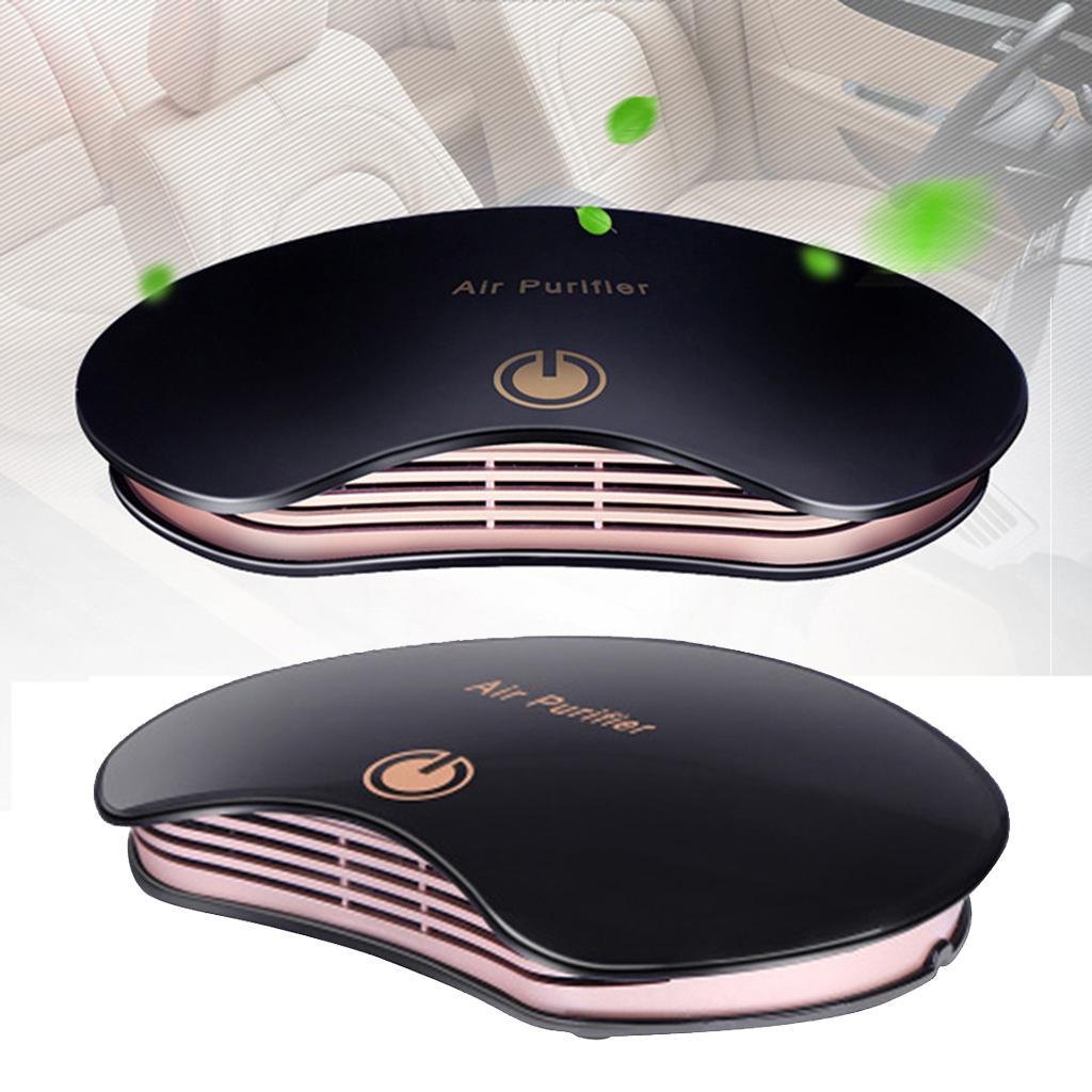 Black Car Air Purifier, Portable & Quiet Air Cleaner, Eliminates Dust, Smoke, Mold, Germs, Odor Cleaner, for Car