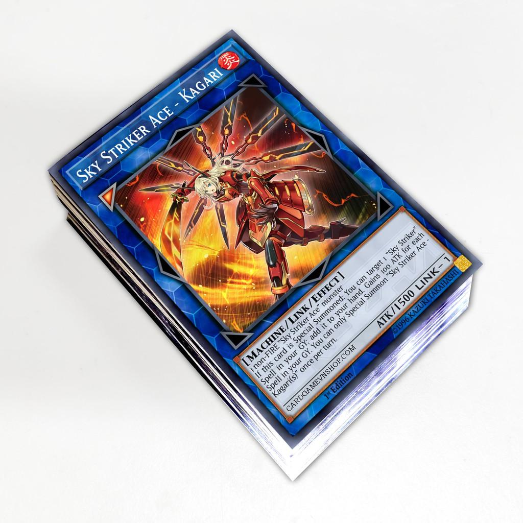 Bài Yugioh ️️ Thẻ bài Yugioh Sky Striker deck 54 lá