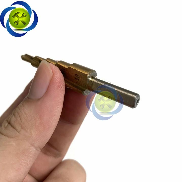 Mũi khoan tháp thẳng đuôi tròn 4-12mm Tolsen 75871