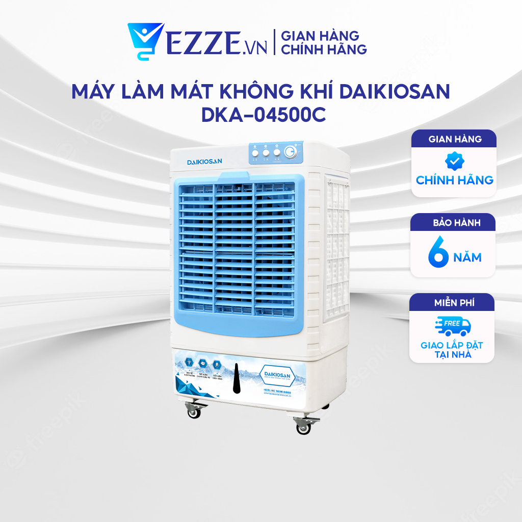 Máy làm mát không khí Daikiosan DKA-04500C Công Suất 200W Lượng Gió 4.500 M³/H