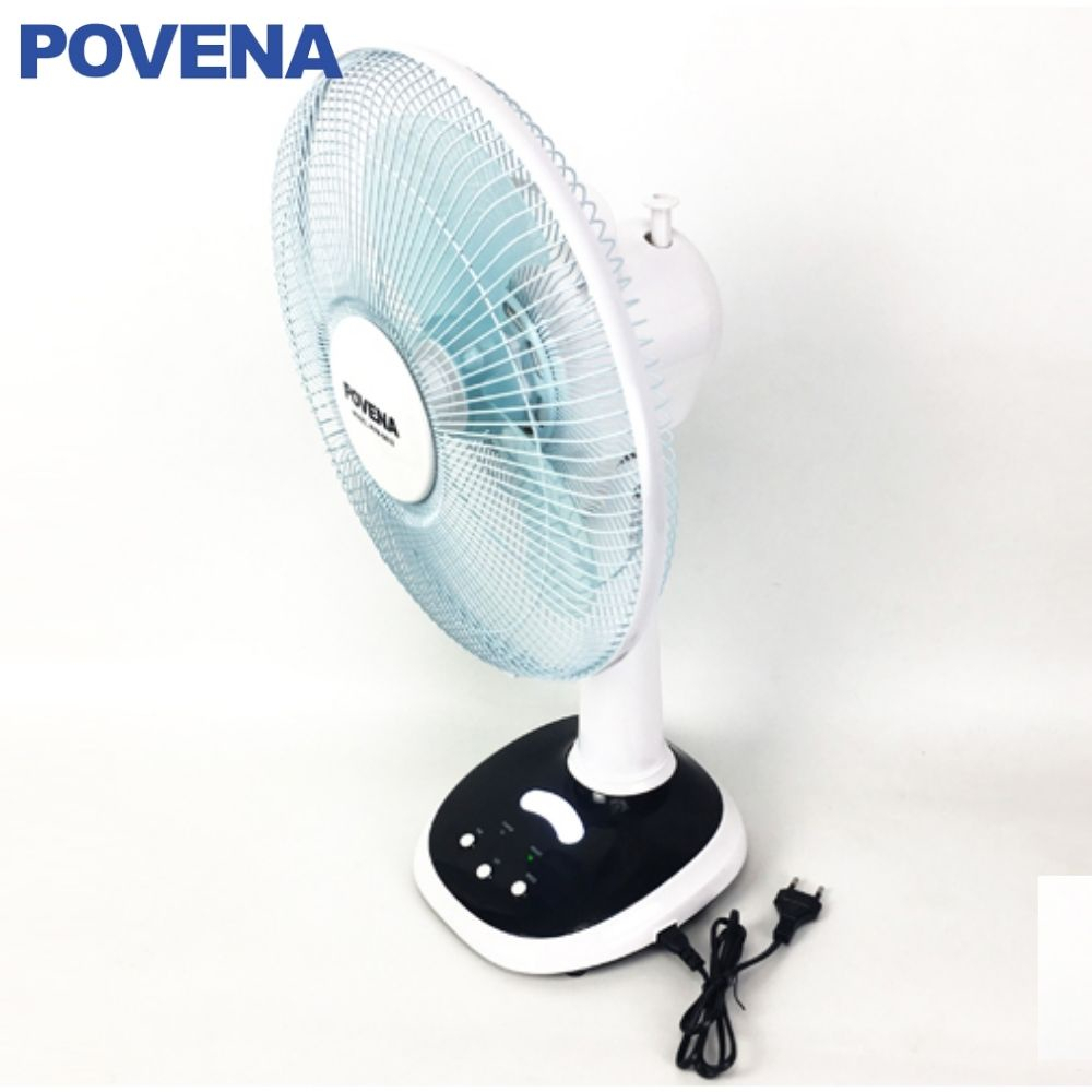 Quạt sạc điện Povena PVN-5612 - Hàng chính hãng