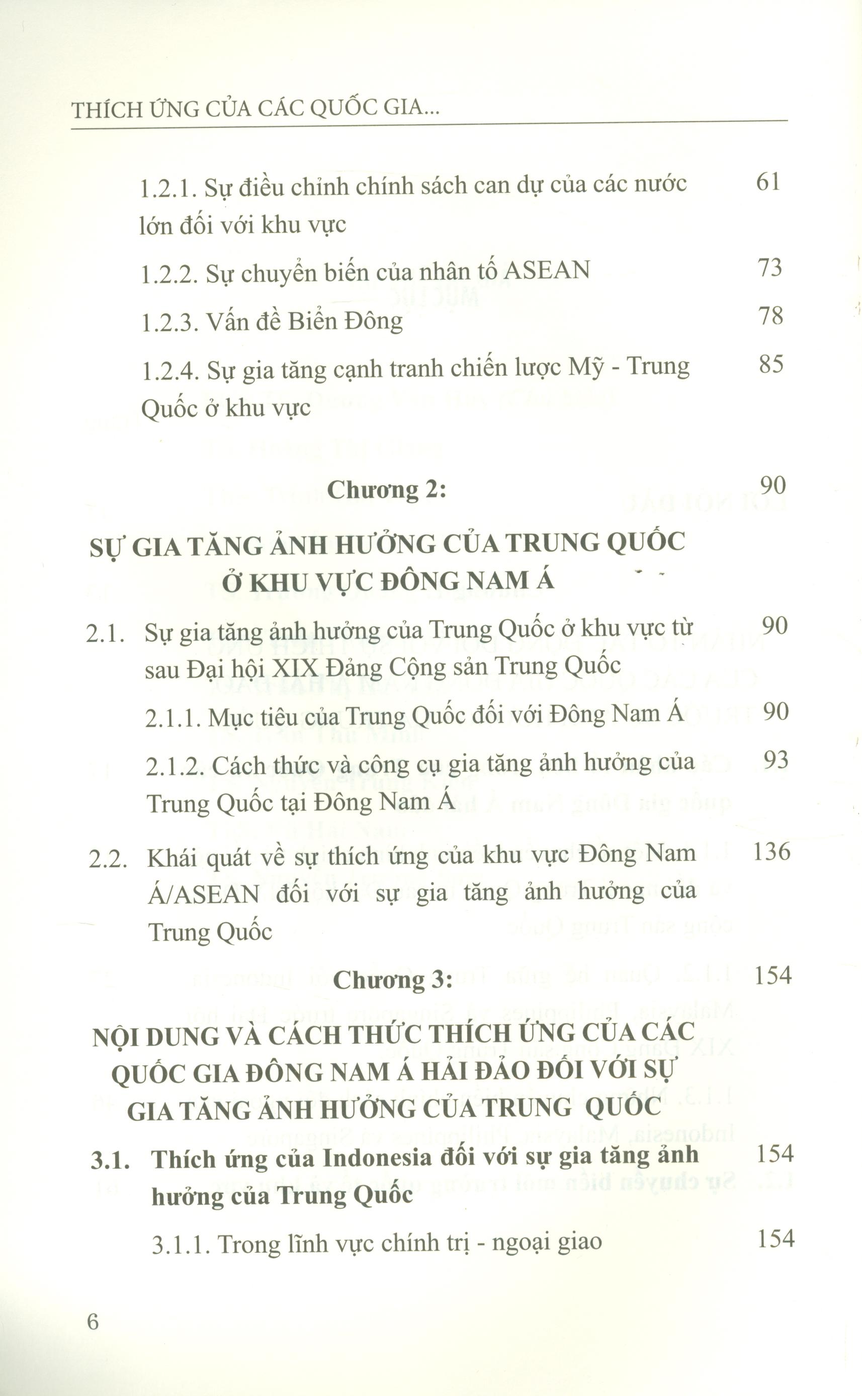 Thích Ứng Của Các Quốc Gia Đông Nam Á Hải Đảo Trước Sự Gia Tăng Ảnh Hưởng Của Trung Quốc Từ Sau Đại Hội XIX Đảng Cộng Sản Trung Quốc (Sách Chuyên Khảo)