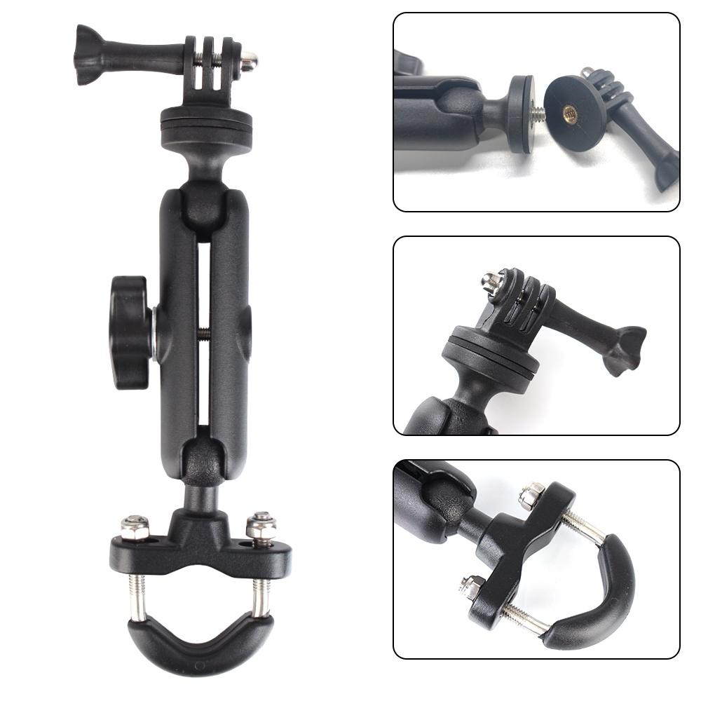 Giá đỡ máy ảnh hành trình gắn tay lái xe máy xoay 360 độ