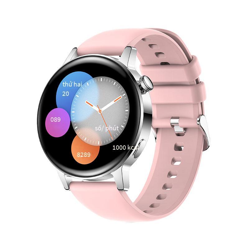 Đồng hồ đeo tay nữ AK03 phong cách mới nhất, đồng hồ thông minh thanh toán cuộc gọi Bluetooth, đồng hồ nghe nhạc sức khỏe nhịp tim