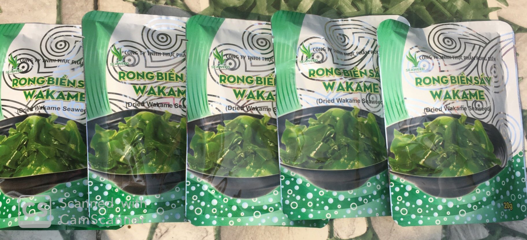 1 thùng 50 gói 20g Rong biển sấy WAKAME, rất tốt cho sức khỏe