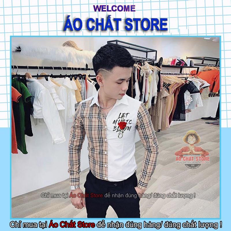 (SIÊU PHẨM) Áo Sơ Mi Nam BBR Họa Tiết Hoa Hồng Cao Cấp SM237 | Áo Chất Store