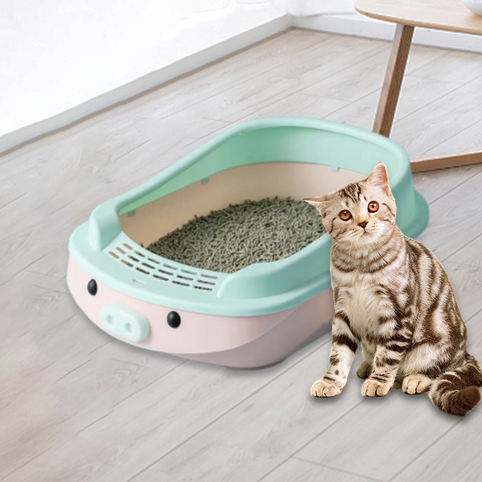Cat Litter Box Anti Splashing Cat Litter Container Cat Litter Tray