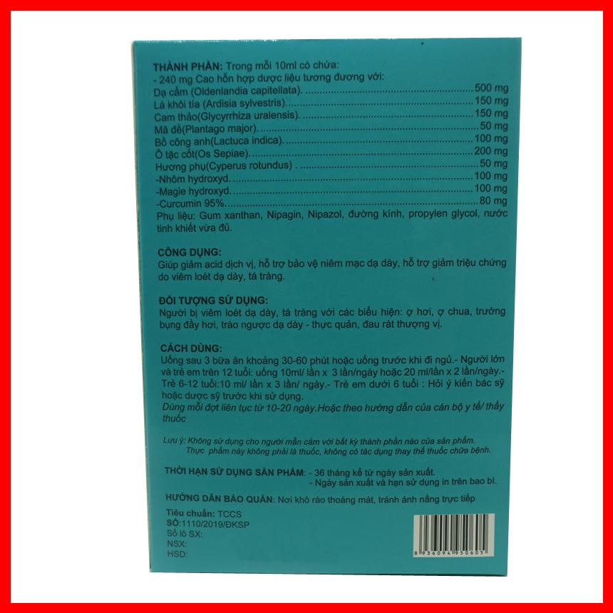 Hỗ trợ giảm triệu chứng do viêm loét dạ dày, tá tràng, giảm acid dịch vị, bảo vệ niêm mạc dạ dày- TPCN Gel dạ dày GAVENTIX dùng cho người bị viêm loét dạ dày, tá tràng ( Hộp 20 gói)