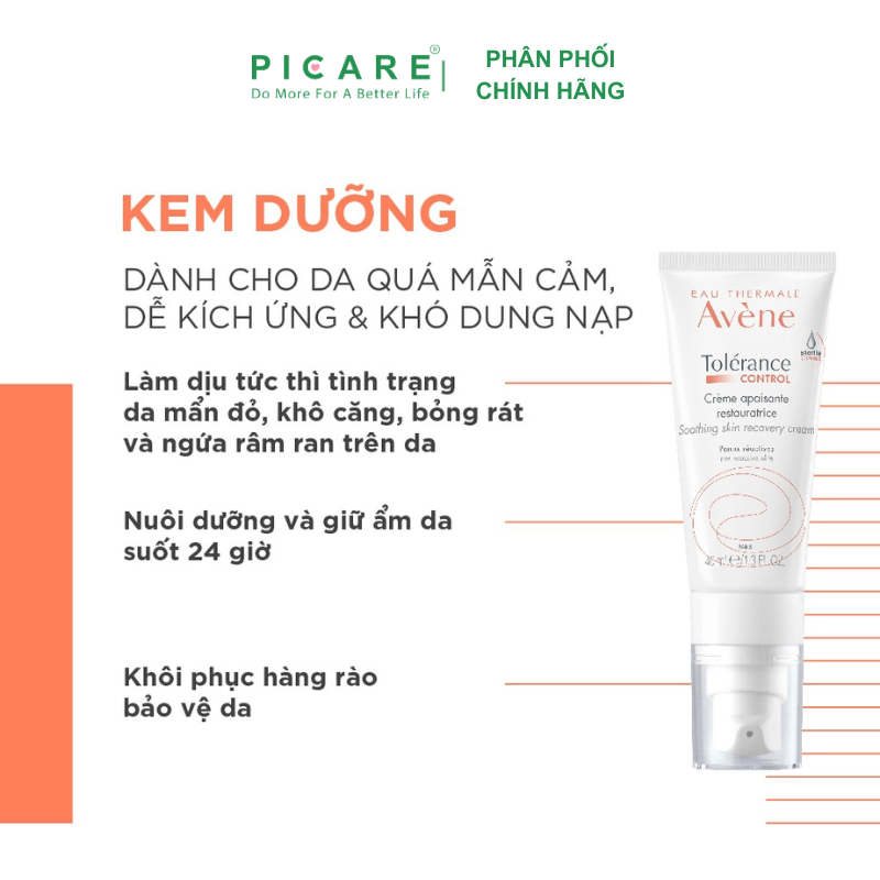 Kem Phục Hồi Và Làm Dịu Làn Da Avene Skin Recovery Cream A1SRC2 - 50ml - 100788694