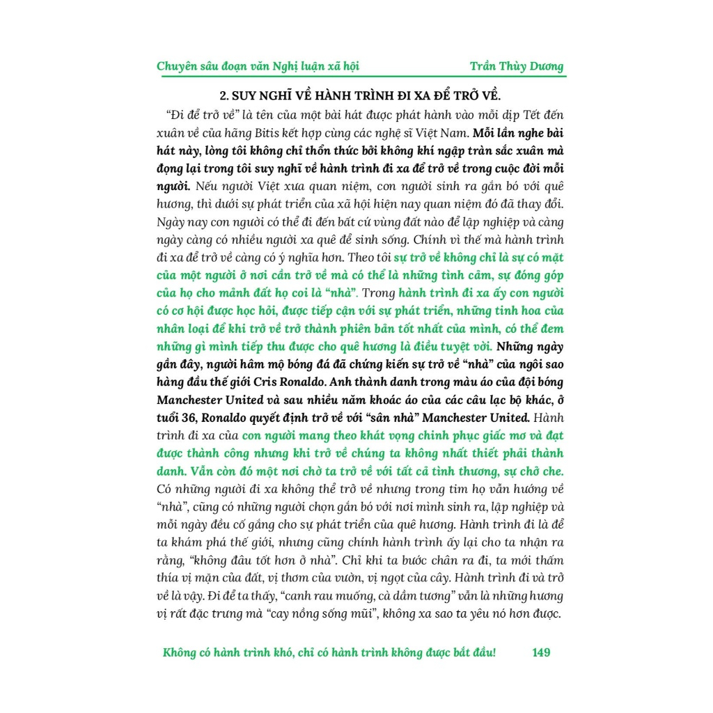 Sách - Chuyên Sâu Đoạn Văn Nghị Luận Xã Hội - Chương Trình GDPT 2018