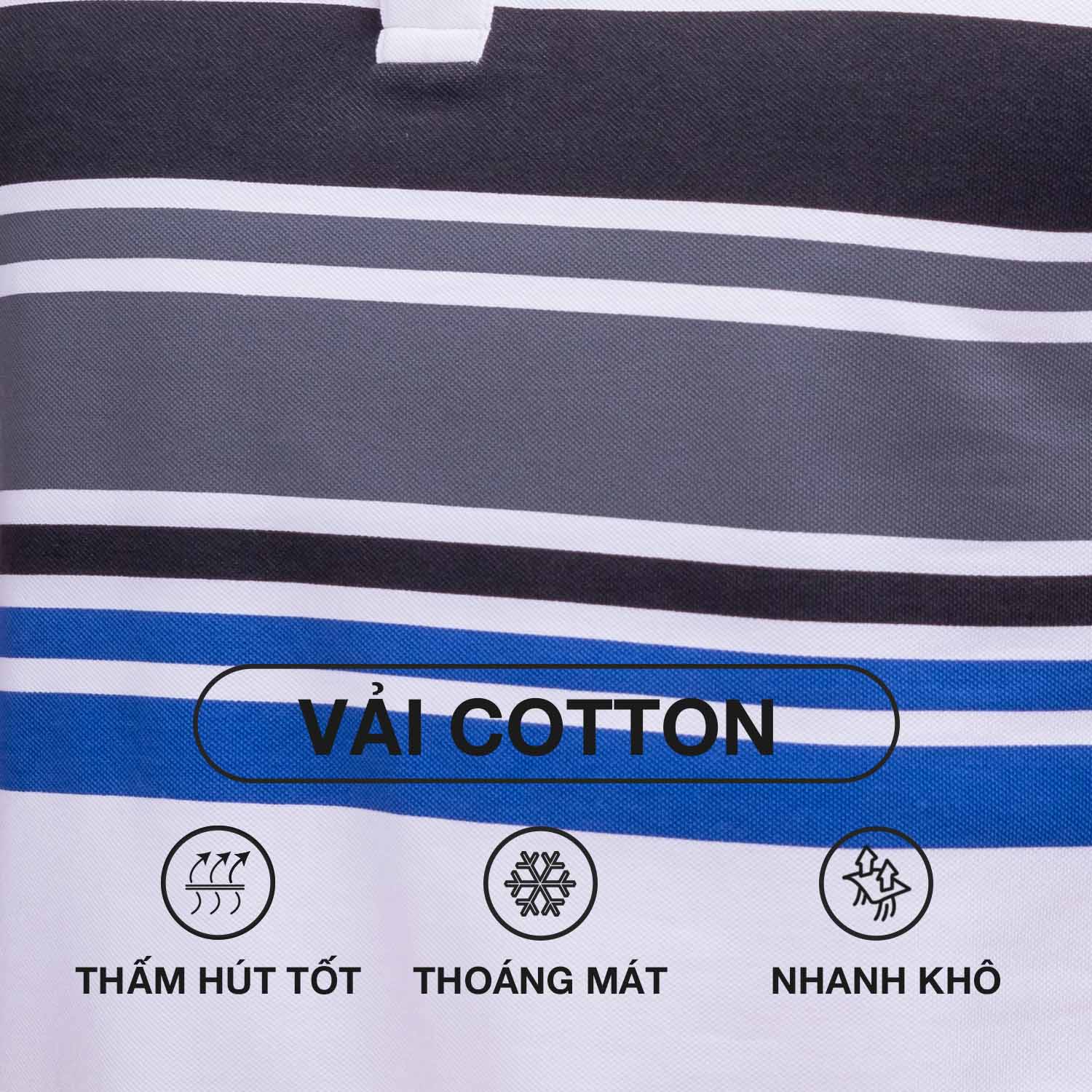 Áo Polo nam SANTINO, phối ngực lịch lãm, Cotton Cá Sấu, kháng khuẩn chống nhăn - E013