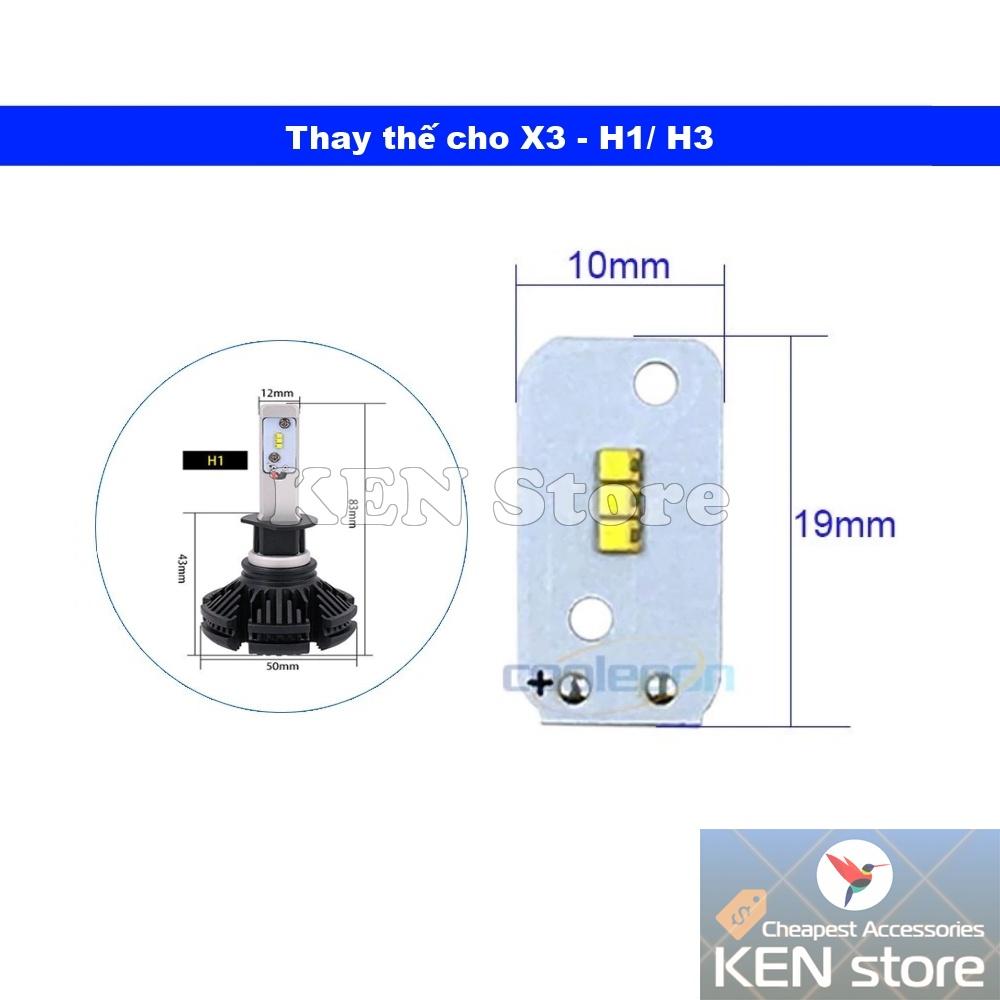 Bóng led, nhân led, chip led ZES thay thế cho bóng led X3 15W