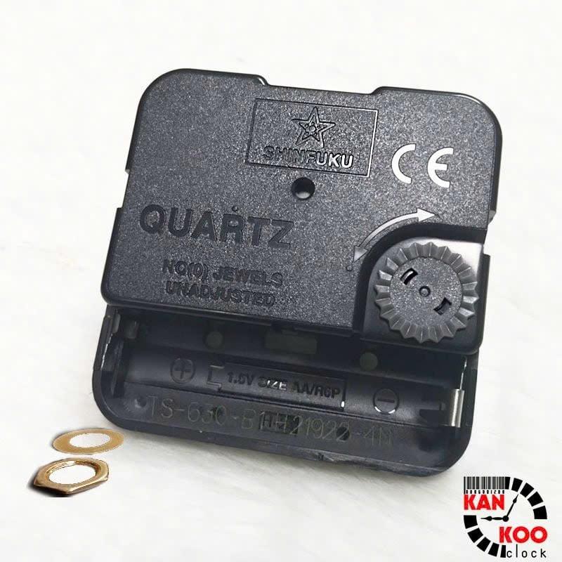 Máy đồng hồ treo tường kim trôi Nhật Bản chính hãƞg hiệu Shinfuku cốt dài 18 (trục vặn ốc 11mm)-bảo hành 5 năm - MÁY + KIM 8096