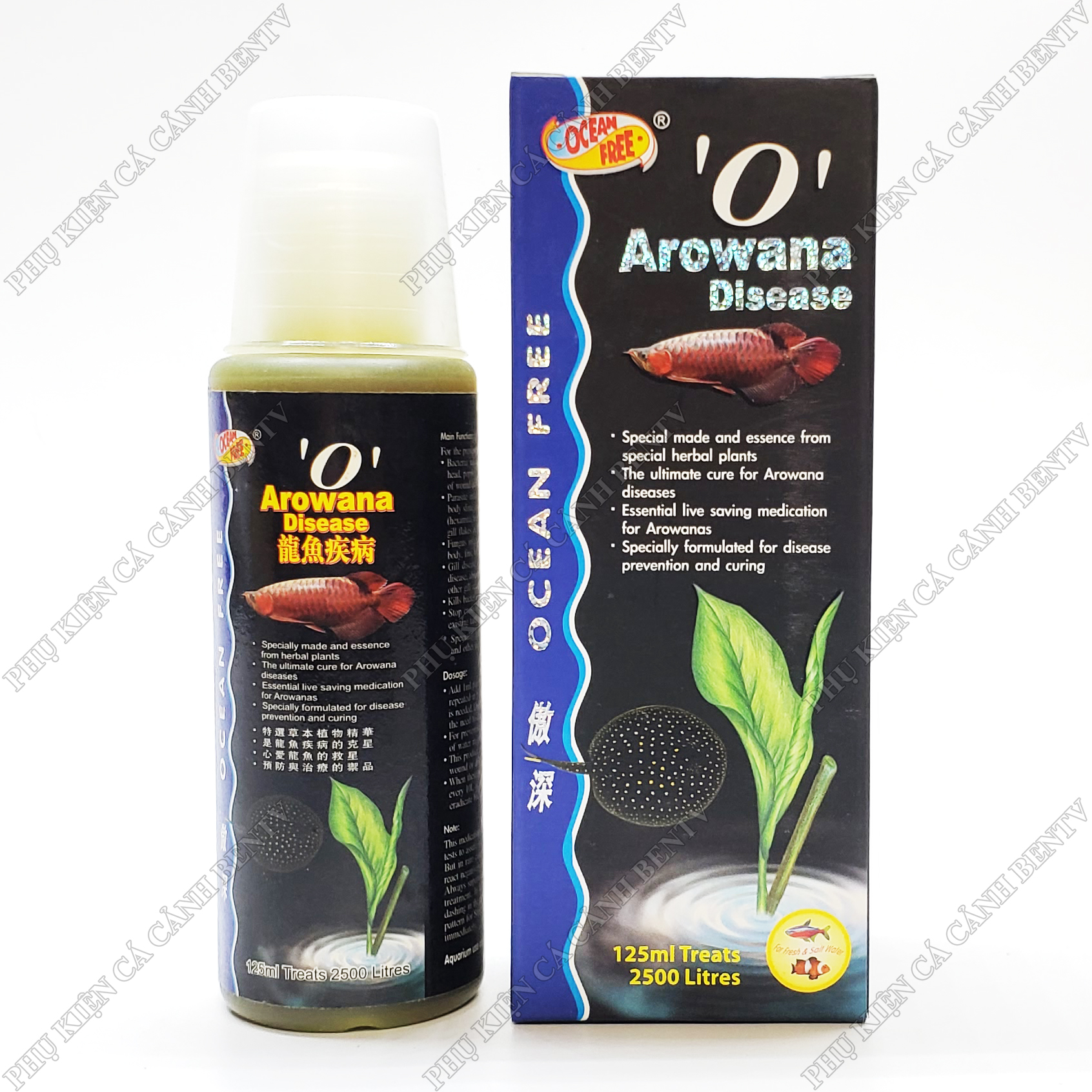Chai Số 0 Thảo Dược - Diệt Nấm Nhiễm Khuẩn Cho Cá Rồng