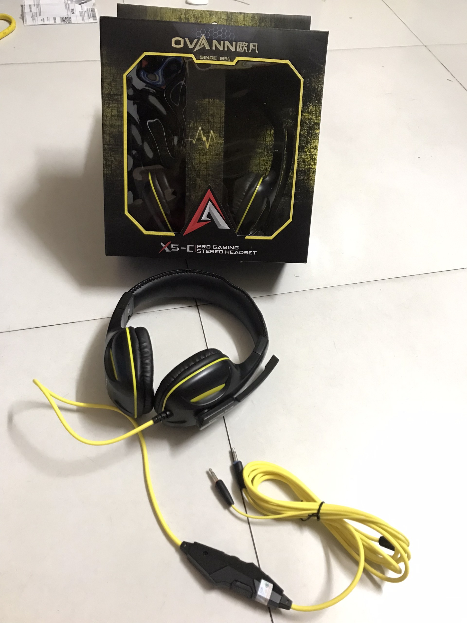 Tai Nghe Chụp Tai Có Mic Ovann X5-C Pro Gaming (Đen) - Hàng Nhập Khẩu