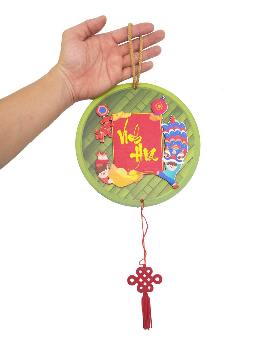 Bảng Gỗ Treo Tường Trang Trí Tết - Bách Mộc T27 - Vinh Hoa